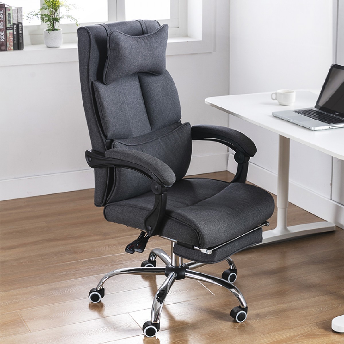 习格可躺电脑椅家用书桌椅子靠背老板办公座椅舒适久坐转椅沙发椅