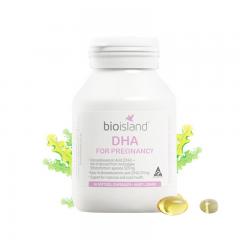 【全球购】BIO ISLAND 孕妇DHA 60粒（两瓶装）  保税仓