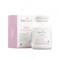 【全球购】BIO ISLAND 孕妇DHA 60粒（两瓶装）  保税仓