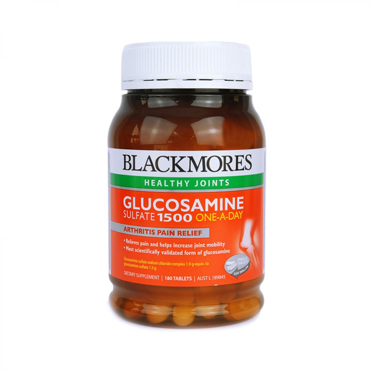 【全球购】2瓶装 BLACKMORES Glucosamine 维骨力关节灵 180粒