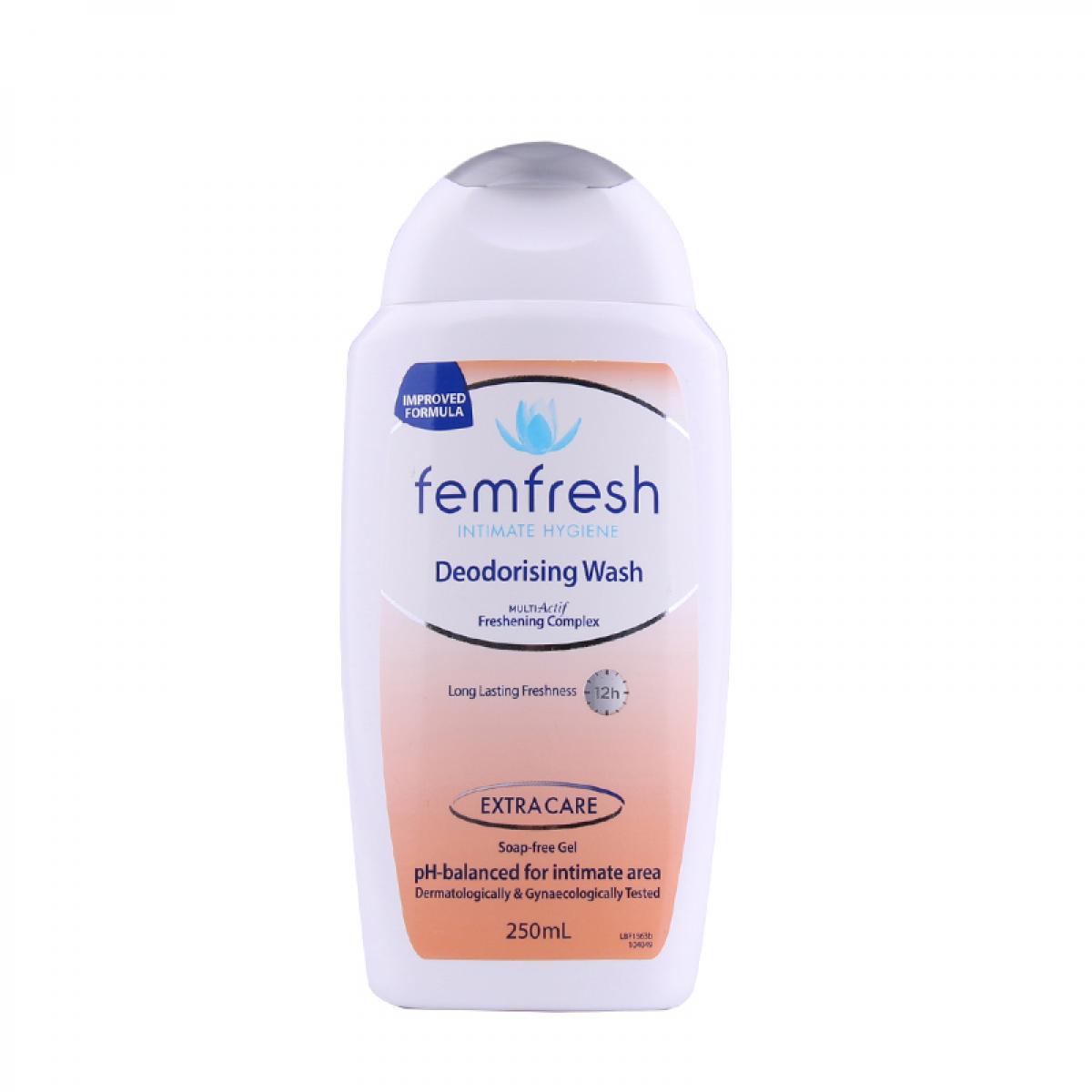 【全球购】2瓶装 Femfresh Deodorising Wash 250ml 护理液