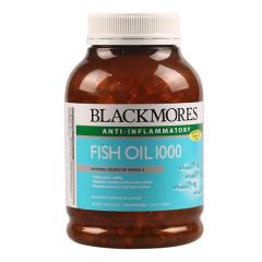 【全球购】2瓶装 BLACKMORES Fish Oil 深海原味鱼油软胶囊 400粒