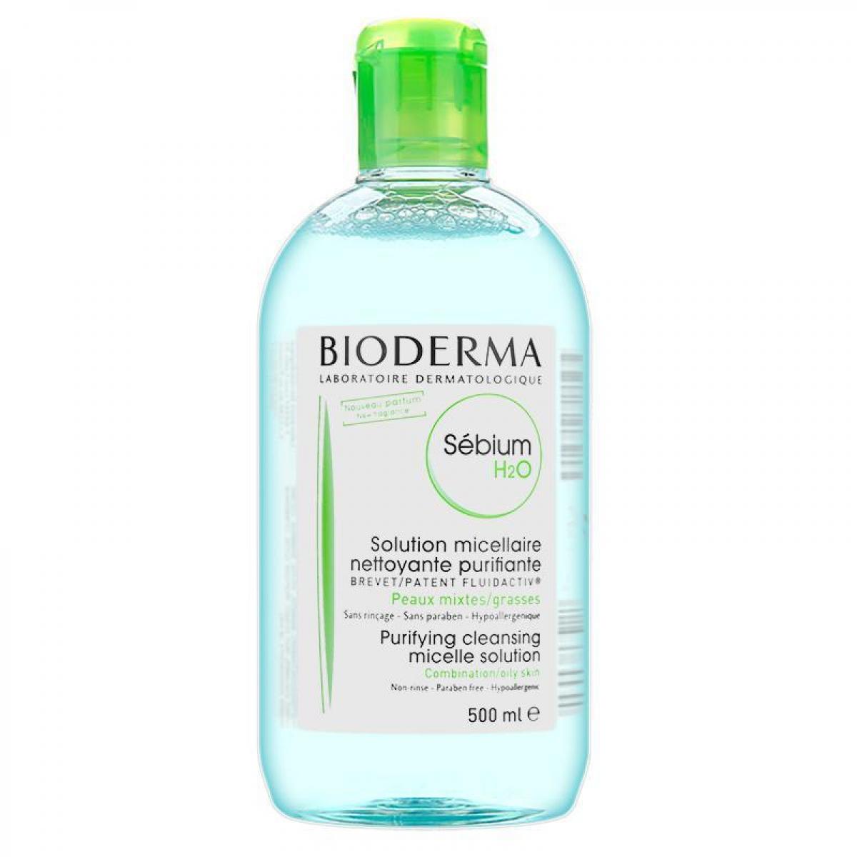 法国贝德玛Bioderma卸妆水500ml蓝水