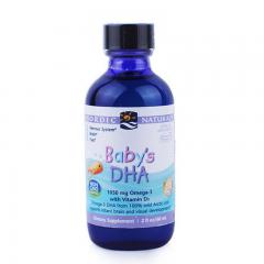 美国挪威小鱼Nordic Natural婴幼儿DHA 60ml 两瓶装