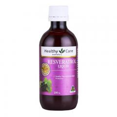 澳大利亚Healthy Care Resveratrol Liquid 白藜芦醇口服液 200ml  两瓶装