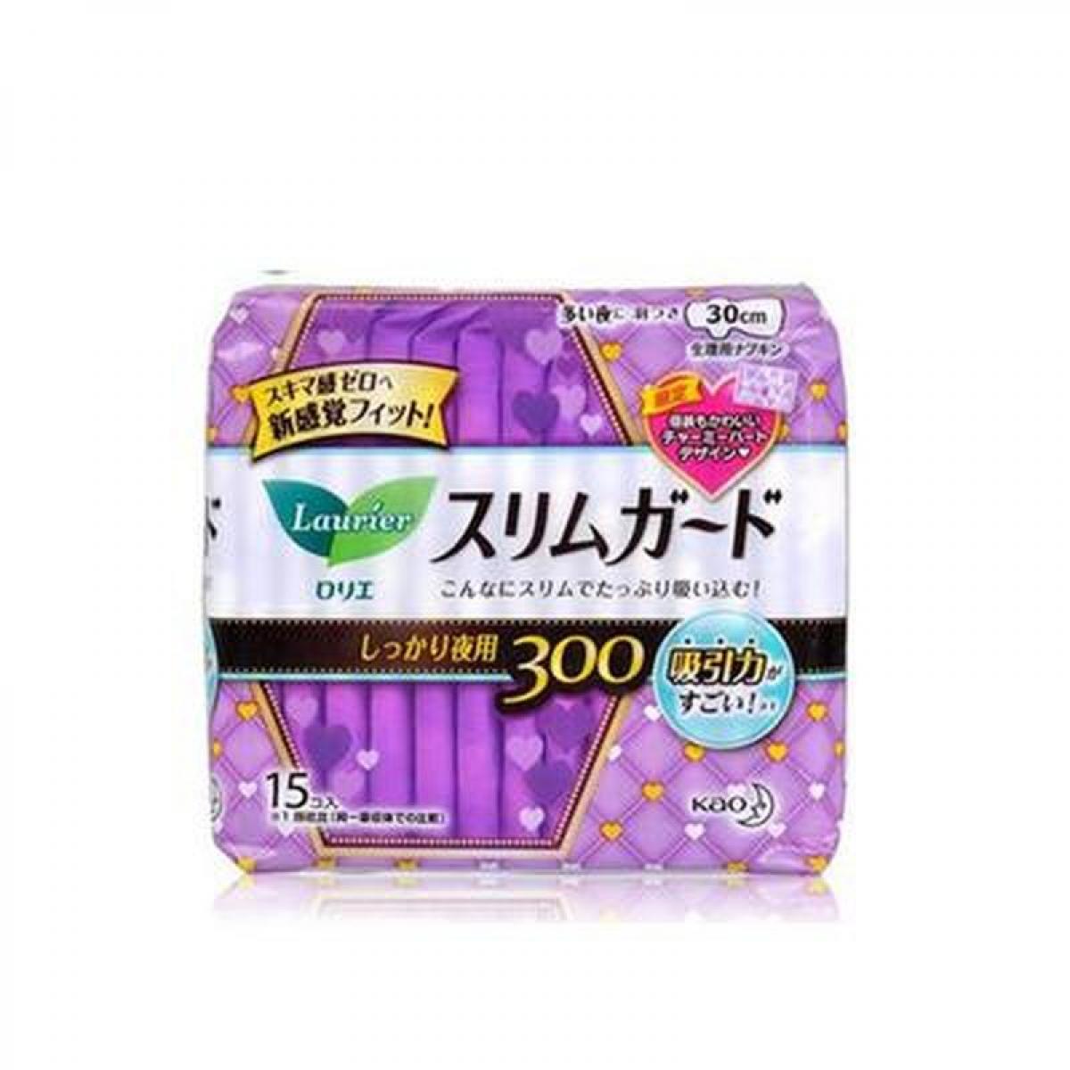 日本花王乐而雅S系列夜用卫生巾30cm*15片（版本随机发送） 三包装
