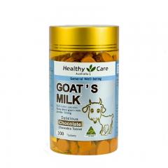 【香港直邮】澳洲Healthy Care羊奶片咀嚼片干吃羊奶片羊乳片补钙300片