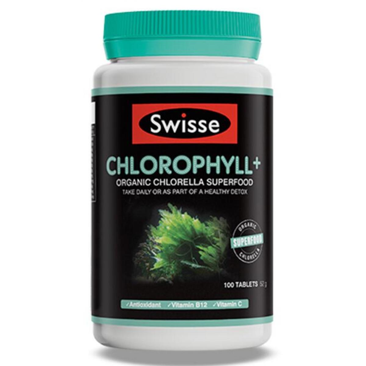 Swisse 叶绿素片 100片 CN Swisse Ultiboost Chlorophyll+ 100 Tabs