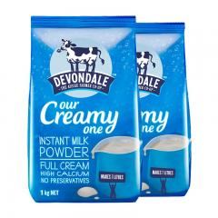 澳大利亚Devondale德运高钙全脂成人牛奶粉 1kg【2件起发】