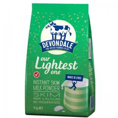 Devondale德运 高钙脱脂成人牛奶粉 1kg/袋