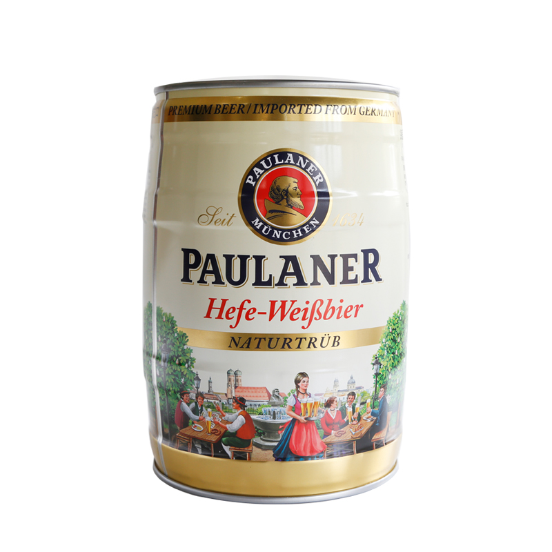 德国保拉纳酵母型小麦啤酒 5l桶