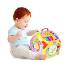 BAOLI宝丽七面体玩具儿童多功能游戏桌宝宝学习智慧屋益智1-3岁多面体