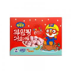 韩国啵乐乐Pororo草莓益生菌酸奶豆18g 四盒装