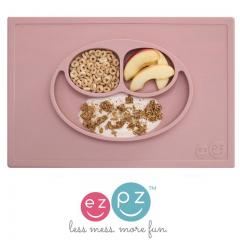 【一般贸易中文标】ezpz 儿童餐具 宝宝一体式笑脸餐垫盘 水藕粉
