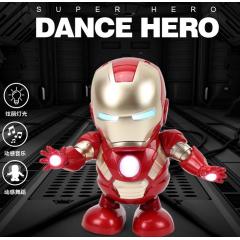 【抖音爆款】中国kiders抖音同款跳舞机器人钢铁侠 抖音爆款 送电池及工具