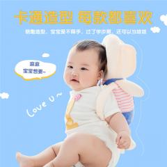 中国笙歌儿童柔软动物防摔枕蜜蜂款39*23cm(两款随机发)