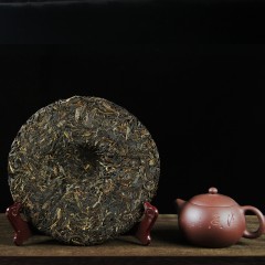 岁月知味刮风寨2016云南普洱生茶357G正品茶饼