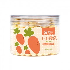 6罐装趣米米宝宝零食小小馒头-胡萝卜口味80g