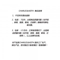 CHARLES＆KEITH 翻盖纯色信封邮差包单肩包 浅粉色