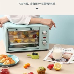 美的 Midea 电烤箱家用迷你多功能智能烘焙烤箱 12L