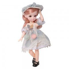 五星益贝恩小公主高端芭比洋娃娃31公分女孩仿真套装玩偶