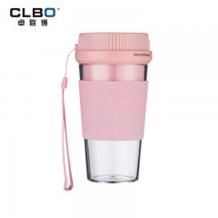 CLBO卓联博便携榨汁杯便携式榨汁机迷你充电搅拌机料理机果汁机YM-D01粉色