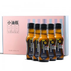 晟麦有机亚麻籽油100ml*5瓶/套组