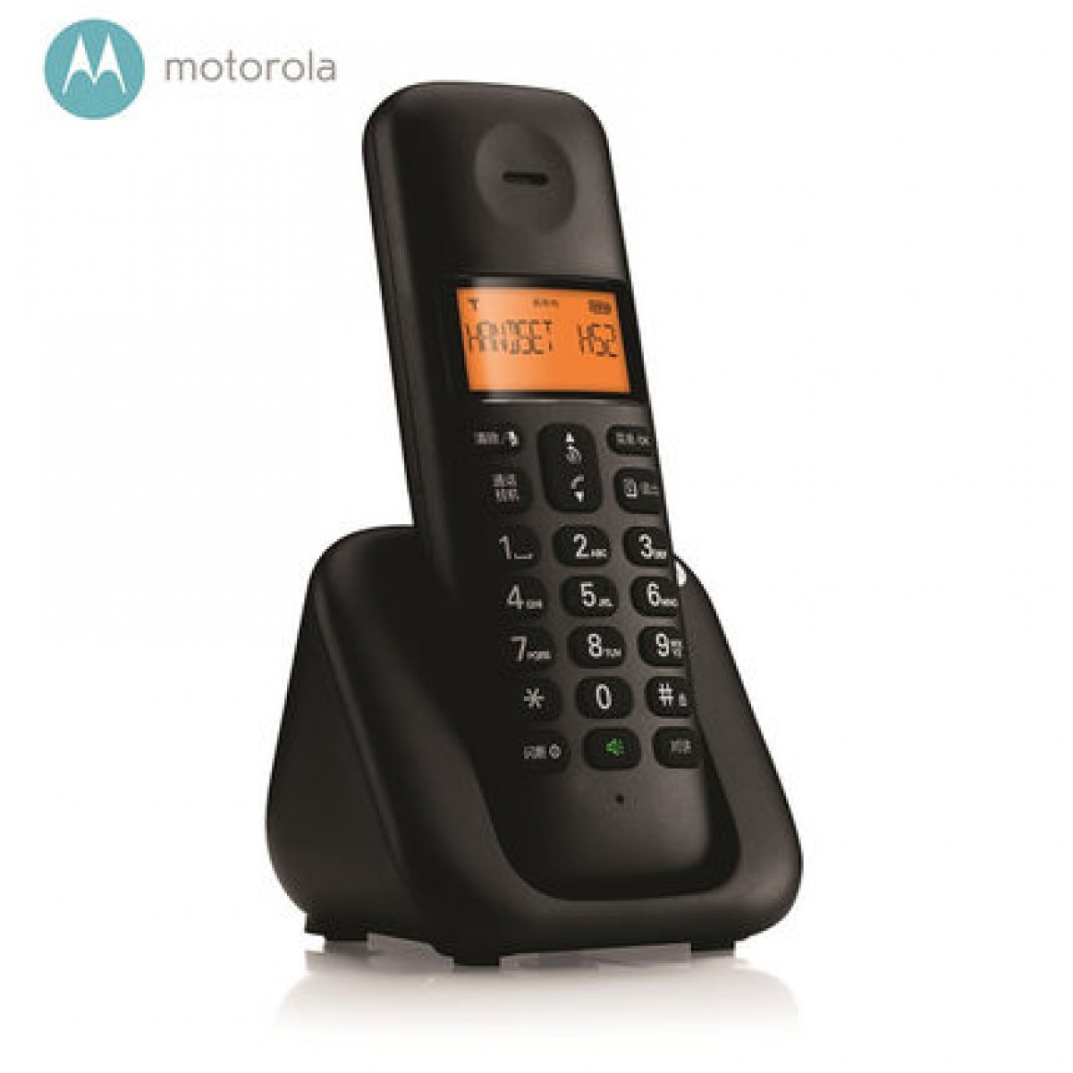 摩托罗拉T301C数字无绳电话机办公座机移动家用固定子母机单机