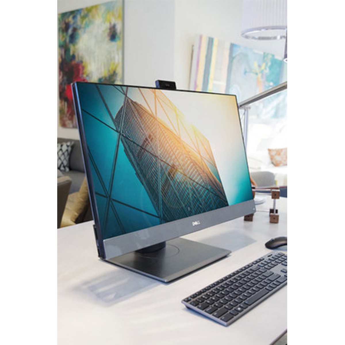 戴尔/DELL Optiplex7780/7490 27/23.8英寸触控十代酷睿i5/i7商务家用办公窄边框一体机电脑台式全套游戏高配