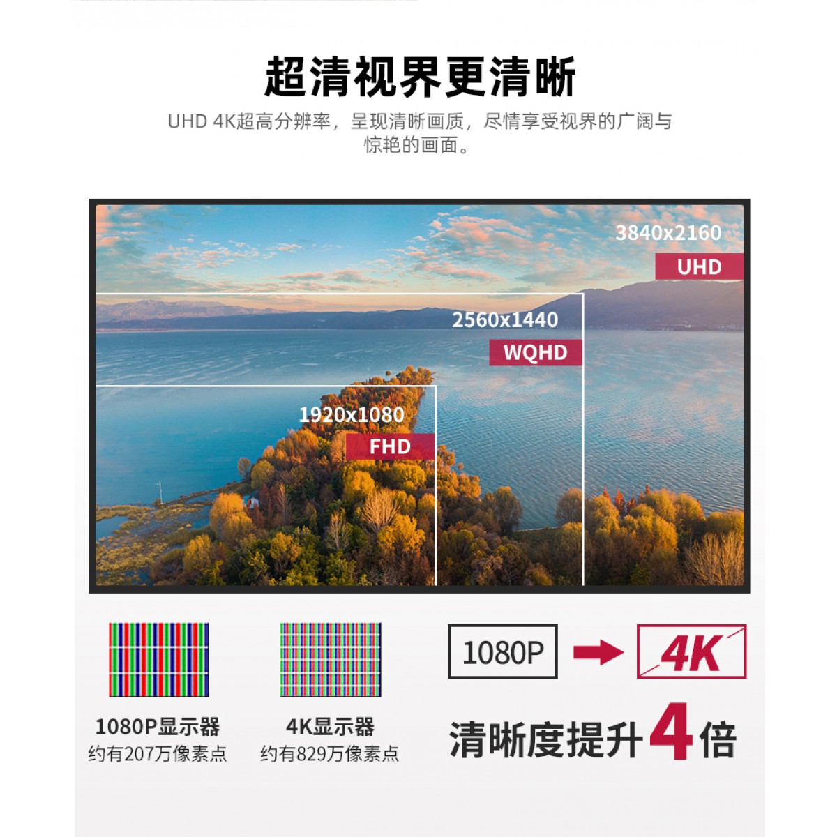 LG 27英寸4K IPS显示器27UP850摄影后期设计绘图HDR400硬件校色10bit视网膜屏27UL850
