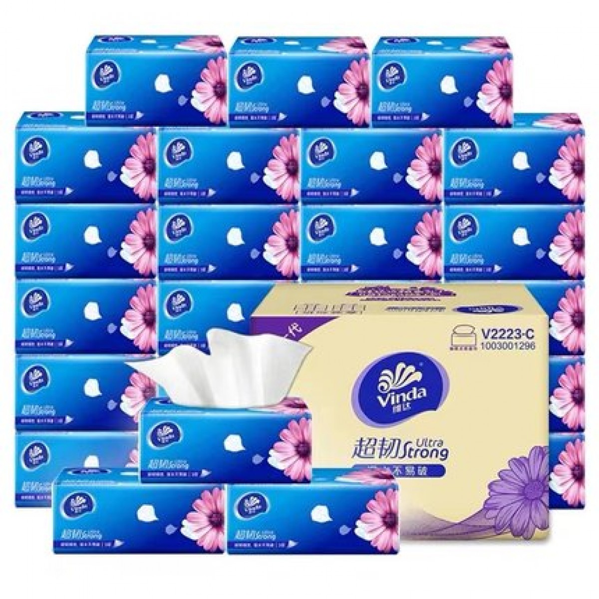 维达纸巾抽纸整箱家用大包餐巾纸抽卫生纸实惠装大号婴儿超市同款24包