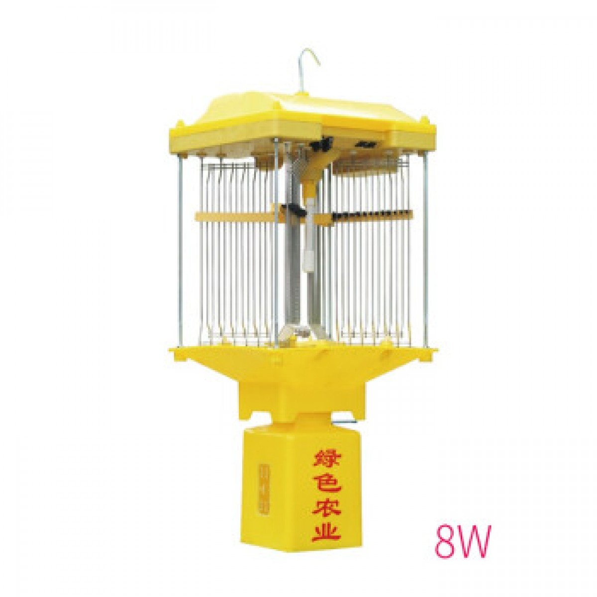 尚科频振式杀虫灯户外果园农用灭虫灯鱼塘全自动清虫诱蛾灭蚊黑光灯诱虫灯 自动清虫-8w