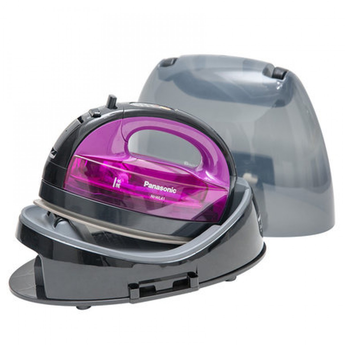 松下电熨斗家用无绳WL41手持式便携蒸汽无线小型迷你蒸汽式熨斗 迷你无绳电子感应恒温垂直熨烫防漏水便携式