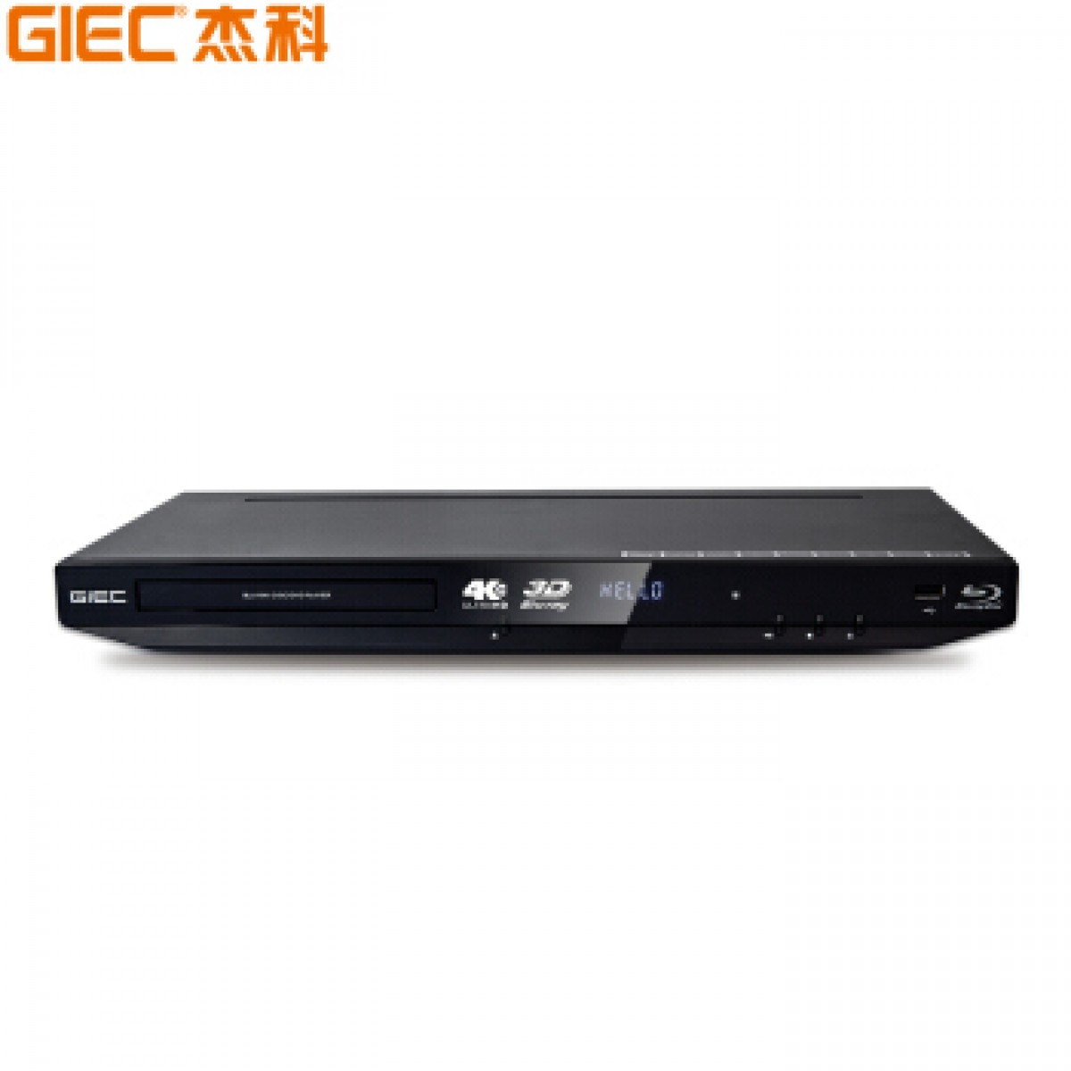 杰科(GIEC)BDP-G4350 4K蓝光播放机3D高清DVD影碟机 蓝光DVD播放器VCD播放机CD机EVD碟机 USB光盘硬盘播放器