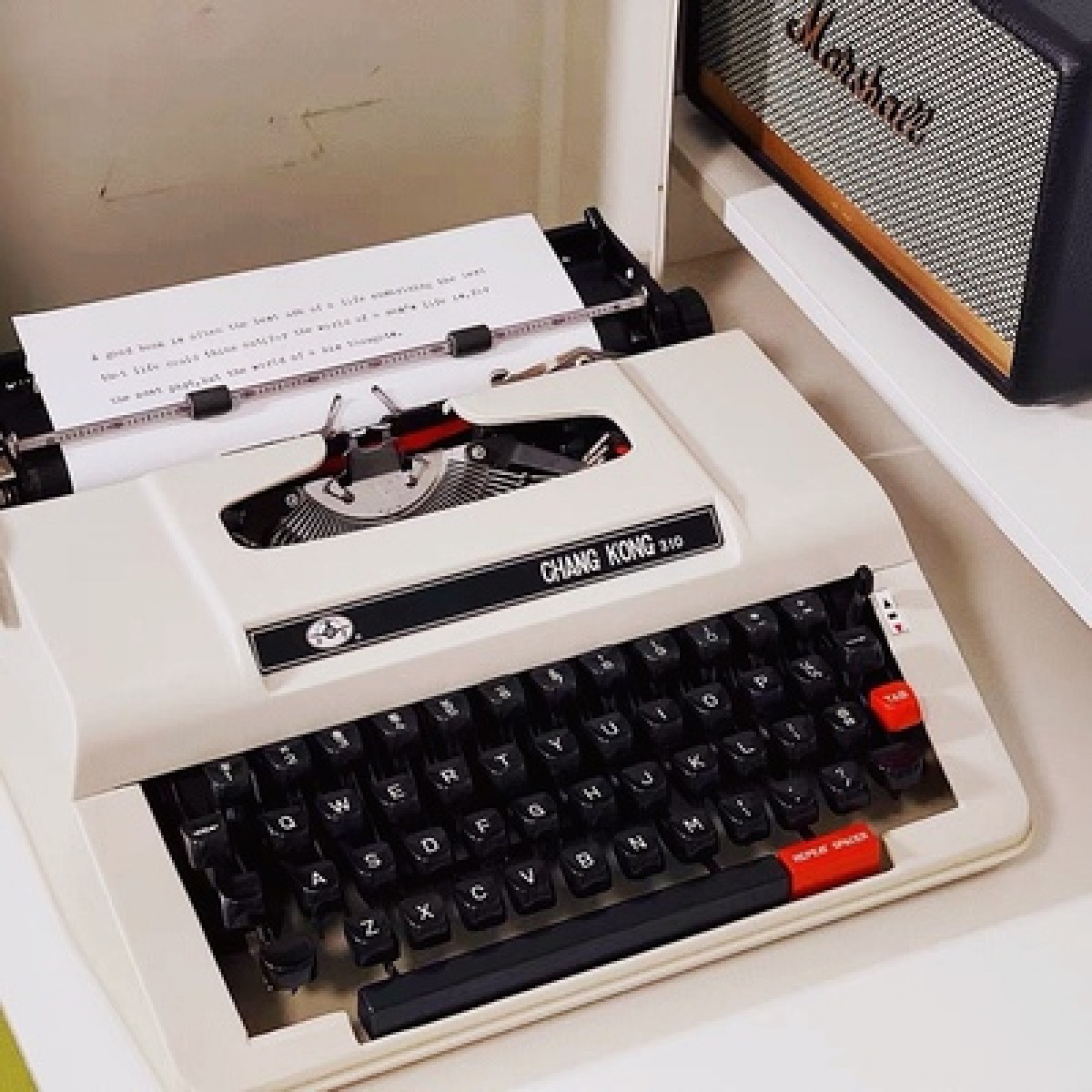 长空310老式复古机械英文打字机可打字手动怀旧儿童学生礼物推荐