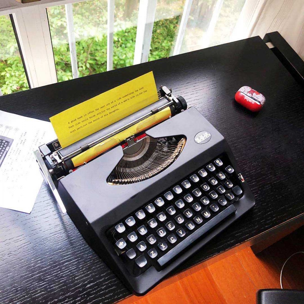 店长推荐hero英雄老式机械英文打字机俄语复古可打字学生怀旧礼物