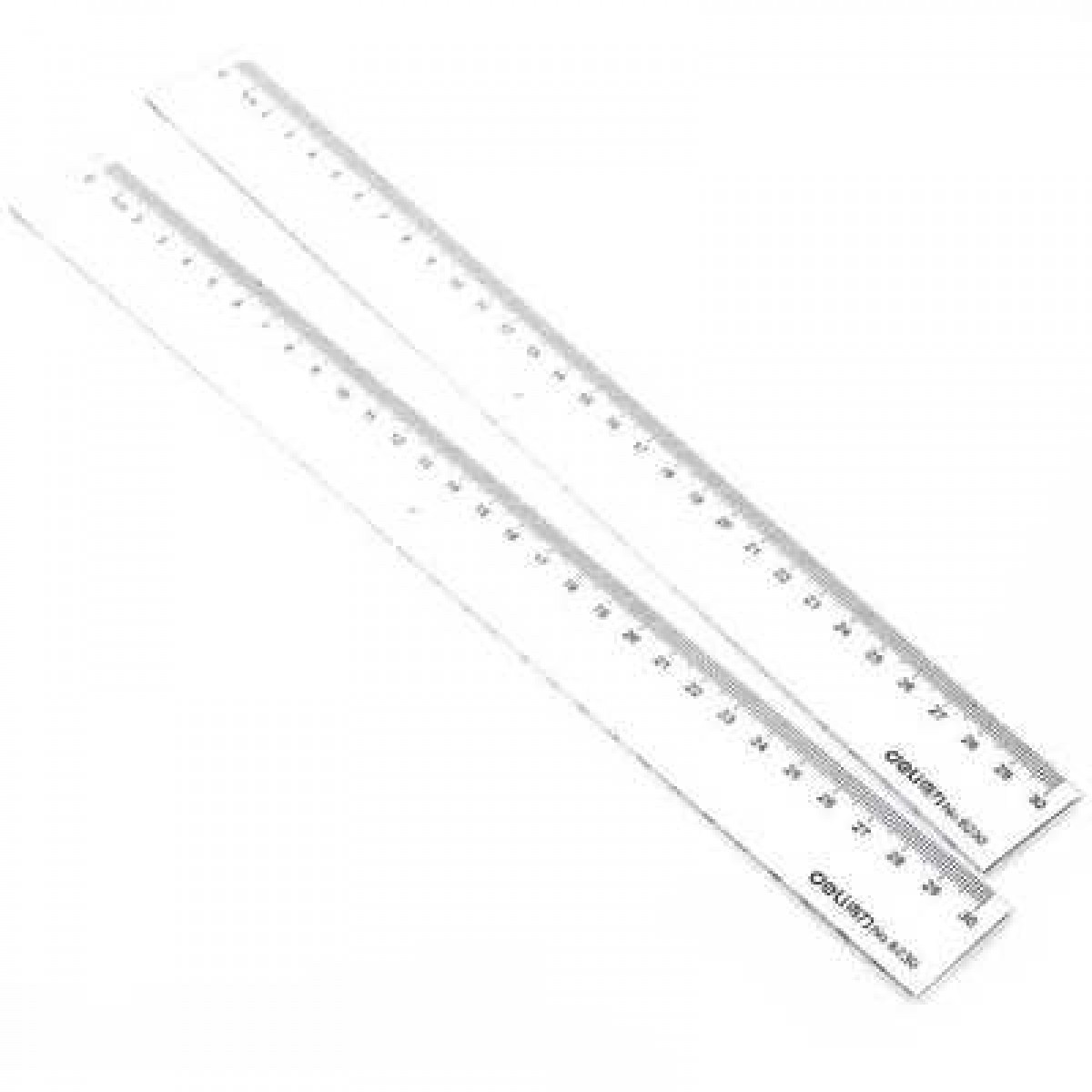 办公用直尺30cm尺子塑胶测量长度作图数学工程间尺刻度线*1