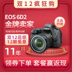 佳能EOS 6D2单机 6D Mark II 6DII 机身 6D2 24-105套机 单反相机