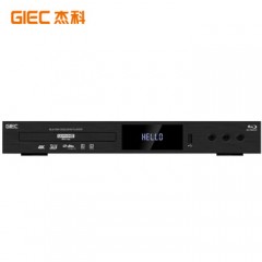 杰科(GIEC)BDP-X800 真4K UHD蓝光播放机 杜比视界3D播放 4K HDR家庭影院DVD影碟机 USB硬盘播放器