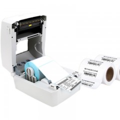 得力888TW碳带标签条码打印机器不干胶价格纸蓝牙可连手机二维码