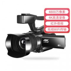 4K手持式摄像机 双存储卡摄录一体机 会议 婚庆 短视频摄像机 套餐三 官方标配