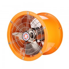 工业高速轴流圆筒抽风机换气排气扇厨房排油烟大功率强力12寸通风