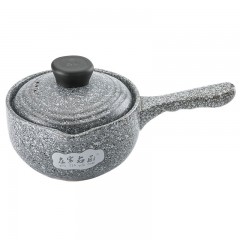 1.6L麦饭石色陶瓷奶锅