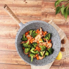 30cm花岗岩压铸炒锅