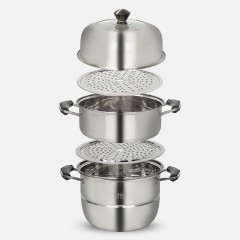不锈钢蒸锅（三层）