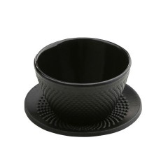 铸铁茶杯杯垫两件套