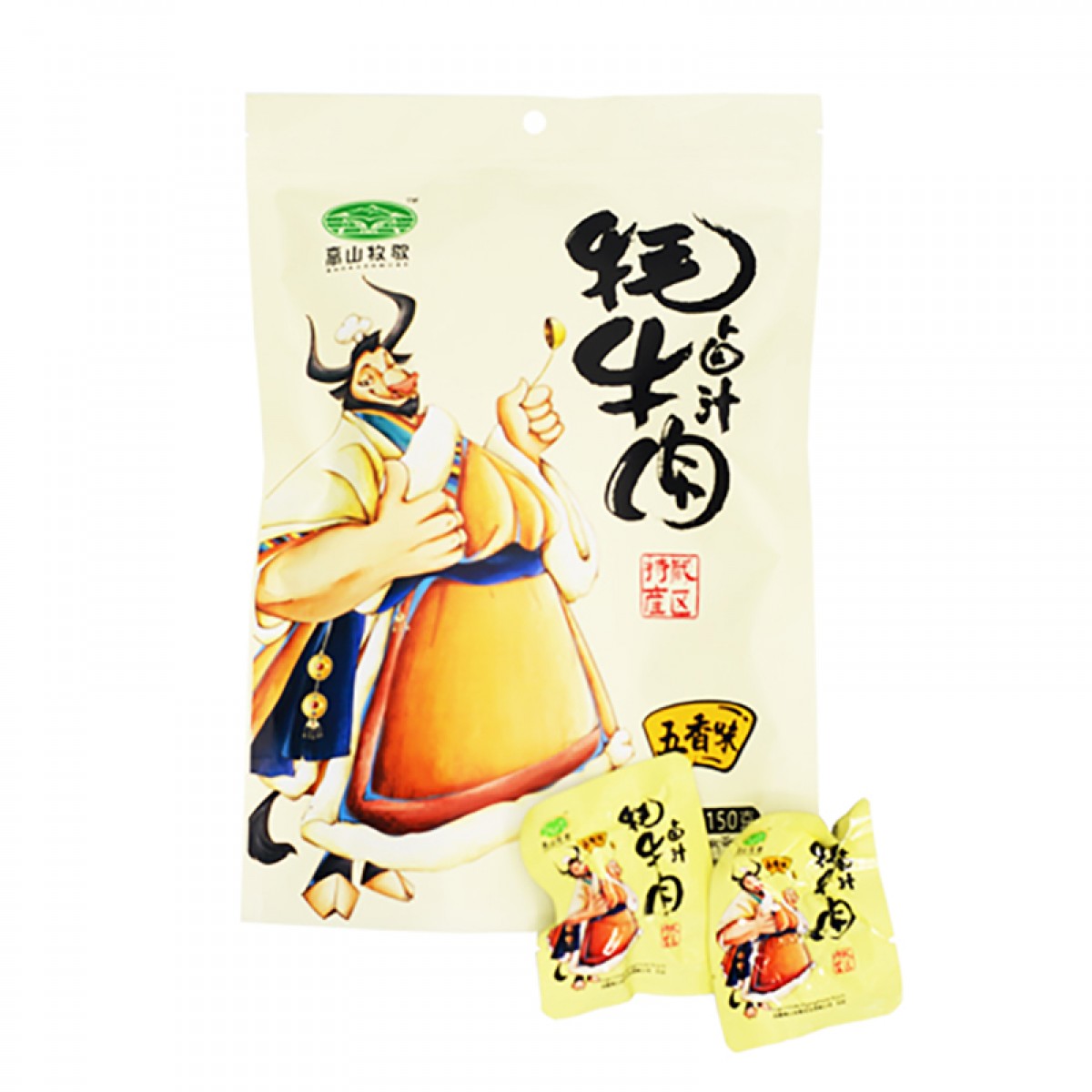 高山牧歌卤汁牛肉五香味150g*2袋