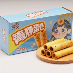 蓝天净土 青稞蛋卷（酥香芝麻味）108g/盒*2