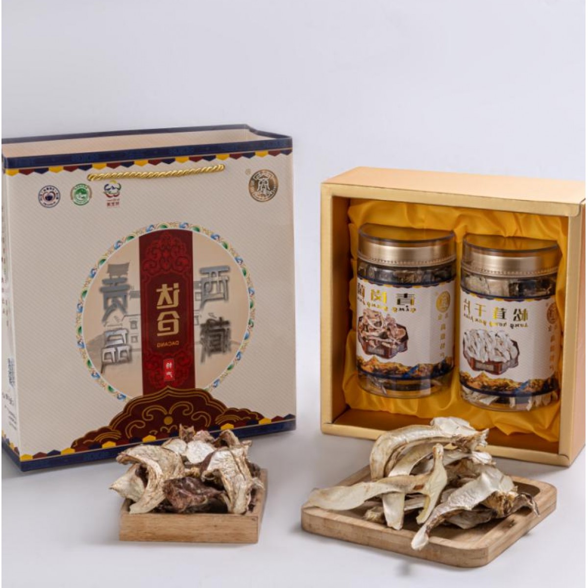 达仓礼盒2（烘干 松茸+青冈菌）85g/件